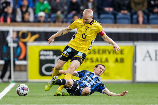 Elfsborgs Johan Larsson och Sirius Patrik Karlsson Lagemyr