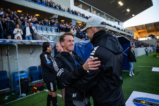 Sirius scoutingansvarige Adrian Von Heijne och tränare