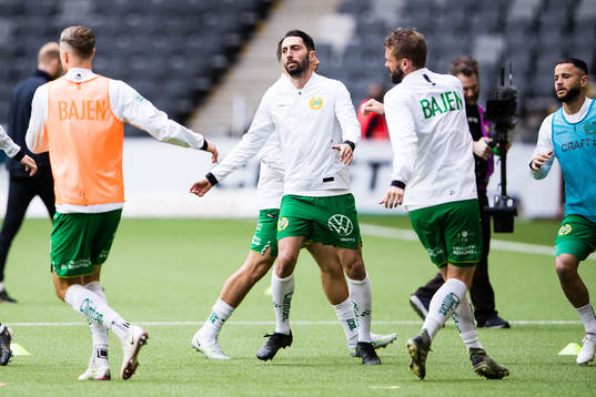 under fotbollsmatchen i Allsvenskan mellan Hammarby och AIK