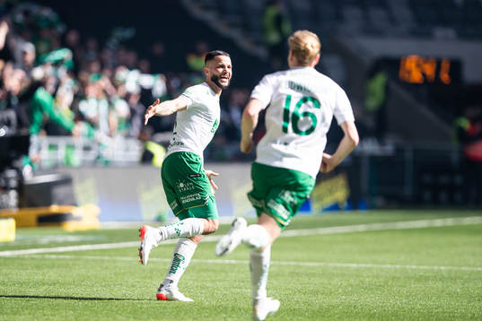 Hammarbys Mohanad Jeahze jublar