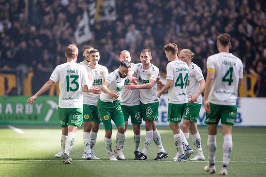 Hammarbys Mohanad Jeahze jublar