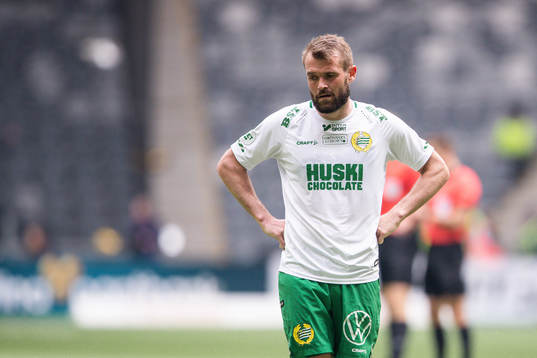 Hammarbys Mads Fenger Nielsen deppar