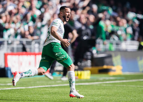 Hammarbys Mohanad Jeahze jublar