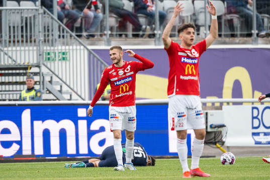 Degerfors Christos Gravius reagerar