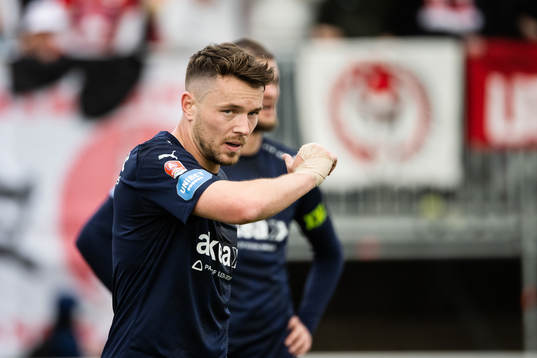 Helsingborgs Viljormur Davidsen deppar