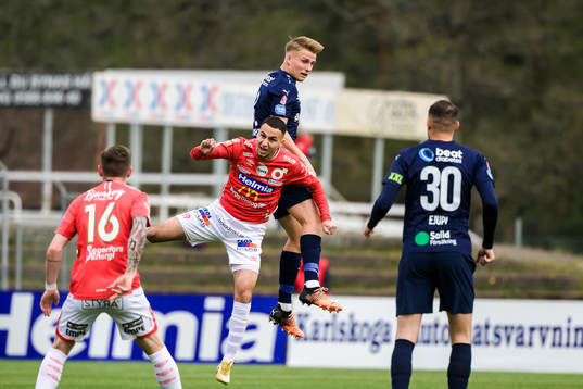 Degerfors Abdelrahman Saidi och Helsingborgs Lucas Lingman