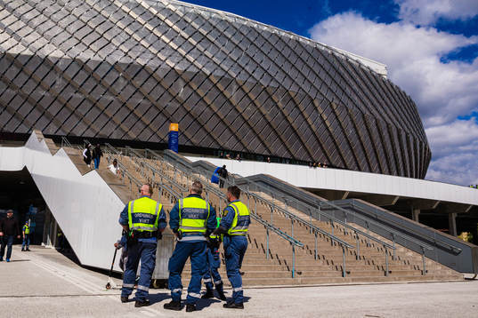 Ordningsvakter vid Tele2 Arena