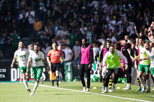 Hammarbys Mohanad Jeahze jublar