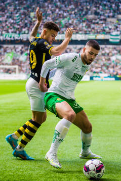 s Jordan Larsson och Hammarbys Edvin Kurtulus
