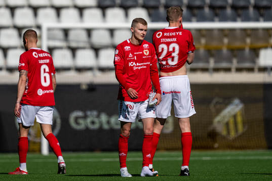 Kalmars Davíd Kristján Ólafsson deppar