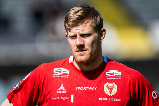 Kalmars Lars Sætra vid line up