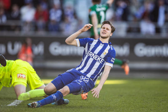 IFK Göteborgs Gustaf Norlin deppar