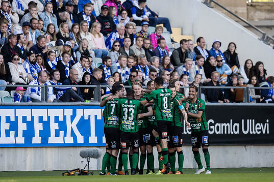 Varbergs Alexander Johansson jublar
