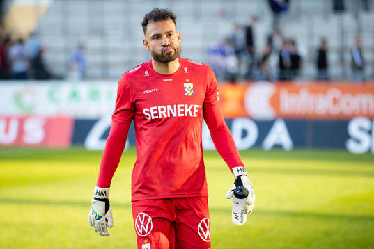 IFK Göteborgs målvakt Warner Hahn deppar