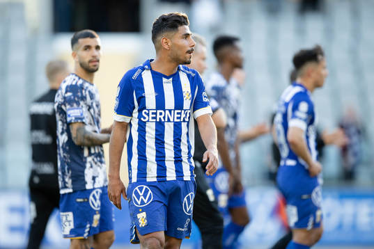 IFK Göteborgs Hosam Aiesh deppar