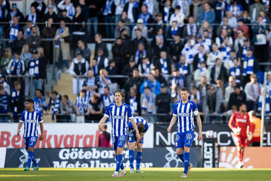 IFK Göteborgs Simon Thern och Marcus Berg deppar