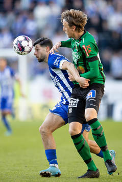 IFK Göteborgs Kevin Yakob och Varbergs Joakim Lindner
