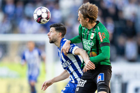 IFK Göteborgs Kevin Yakob och Varbergs Joakim Lindner
