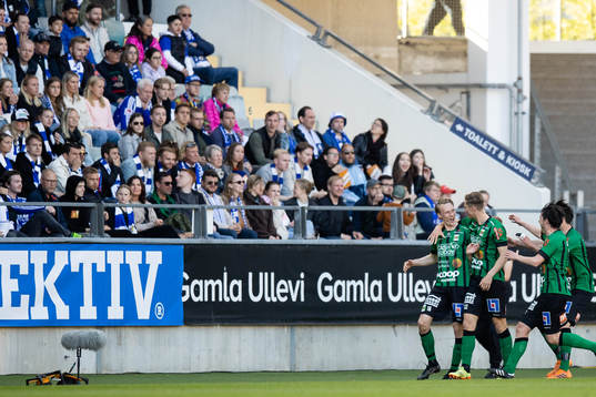 Varbergs Alexander Johansson jublar