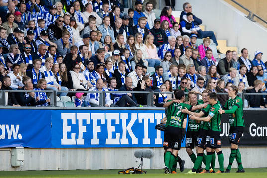 Varbergs Alexander Johansson jublar