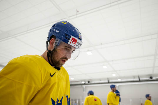 Erik Gustafsson of Sweden at a practice session