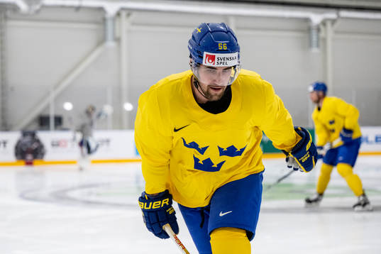 Erik Gustafsson of Sweden at a practice session