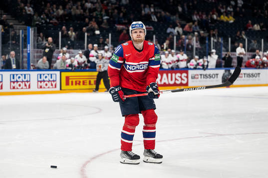 Kristian Jakobsson of Norway looks dejected at the penalty