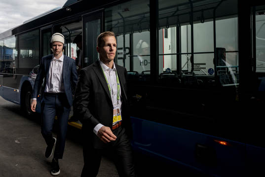 Rasmus Dahlin and Max Friberg of Sweden