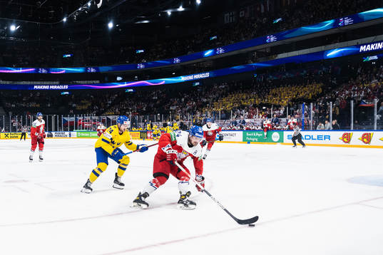 Rasmus Asplund of Sweden and Jan Scotka of Czech Republic