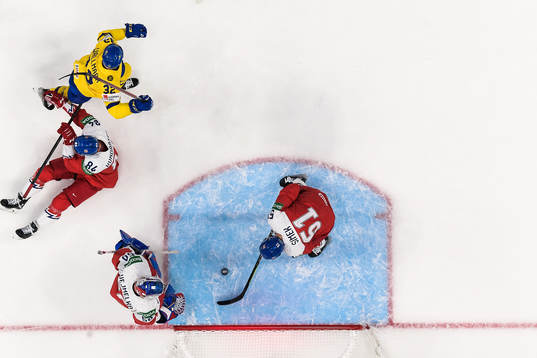 Lucas Wallmark of Sweden celebrates