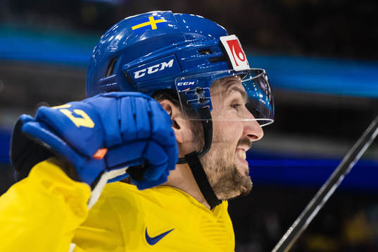 Mathias Bromé of Sweden celebrates