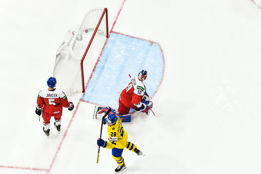 Anton Bengtsson of Sweden celebrates