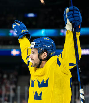 Mathias Bromé of Sweden celebrates