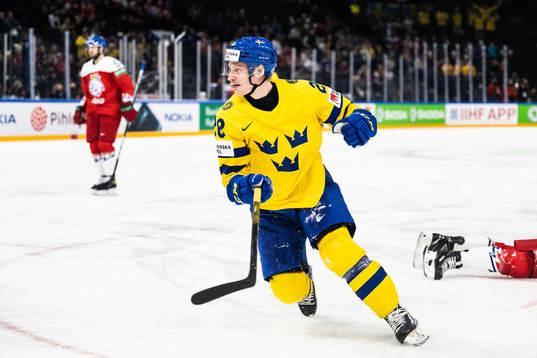 Anton Bengtsson of Sweden celebrates