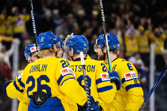 Anton Bengtsson of Sweden celebrates