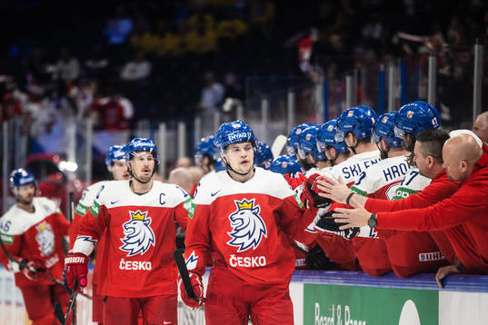 Matej Blumel of Czech Republic celebrates