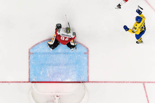 Anton Bengtsson of Sweden scores 2-5