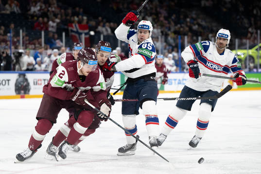 Karlis Cukste of Latvia and Michael Haga of Norway