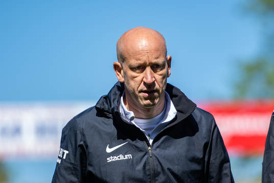 Landskronas tränare Billy Magnusson deppar