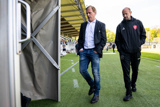 Brommapojkarnas tränare Christer Mattiasson