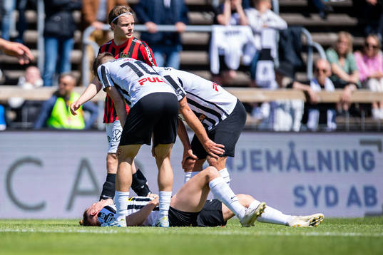 Landskronas Jacob Blixt har ont
