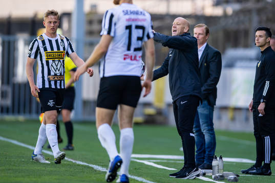 Landskronas tränare Billy Magnusson