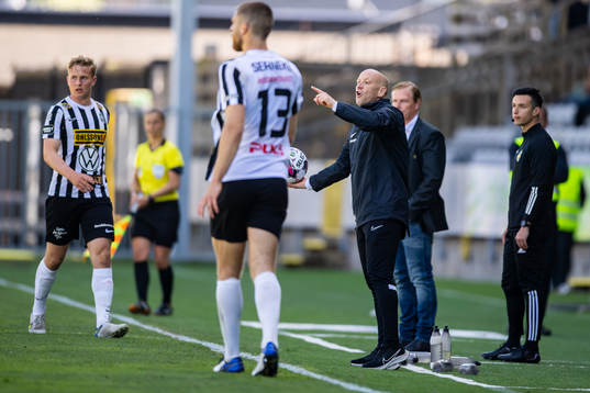 Landskronas tränare Billy Magnusson