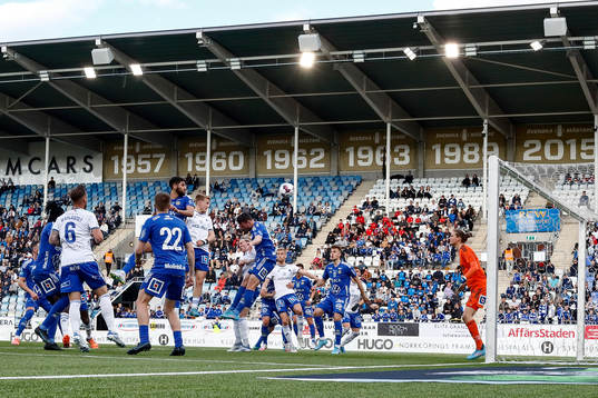 Mål 3-0 av IFK Norrköpings Jacob Ortmark förbi målvakt