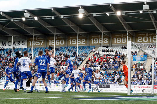 Mål 3-0 av IFK Norrköpings Jacob Ortmark förbi målvakt