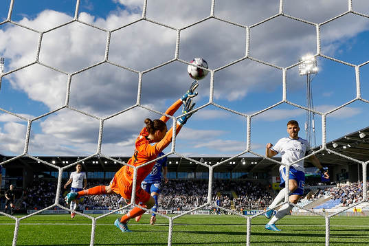 Mål 1-0 av IFK Norrköpings Christoffer Nyman förbi