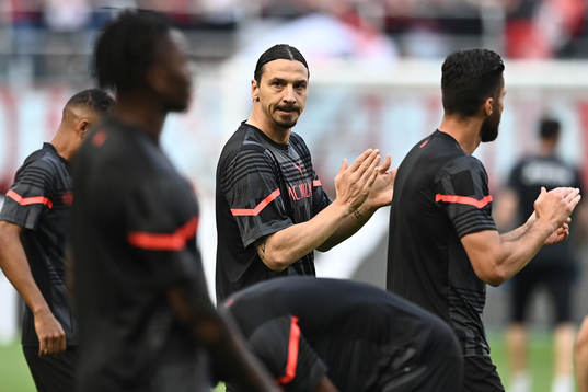 Zlatan Ibrahimovic of Milan