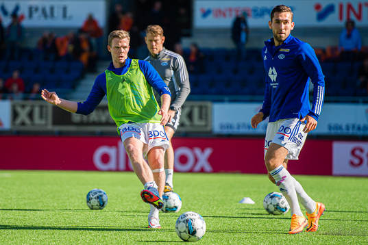 Erling Knudtzon and Benjamin Tiedemann Hansen of Molde