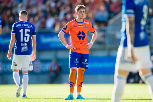 Simen Bolkan Nordli of Aalesund looks dejected