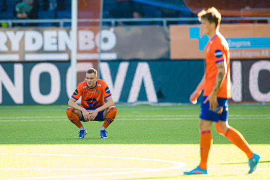Besim Serbecic of Aalesund looks dejected